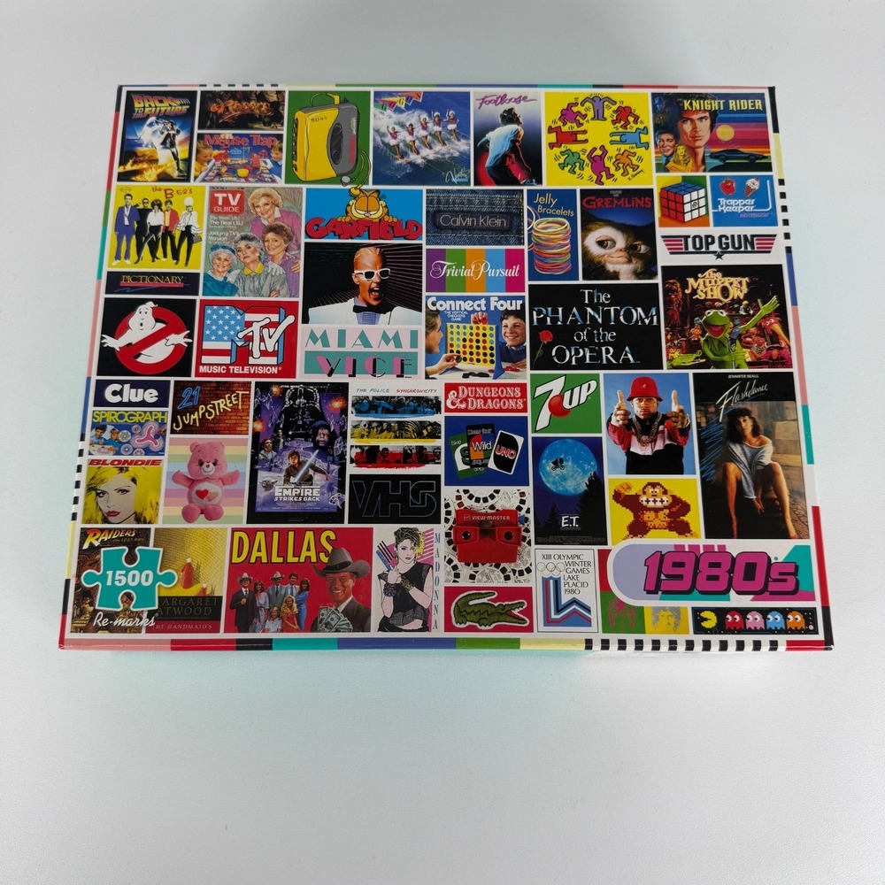 Remarks 1980s Puzzle‎ 1500 Pieces (32"x24") Re-marks 80s Collage Complete